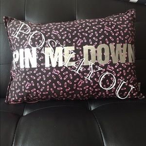 UFT RARE PINK VS THROW PILLOW (PIN ME DOWN)